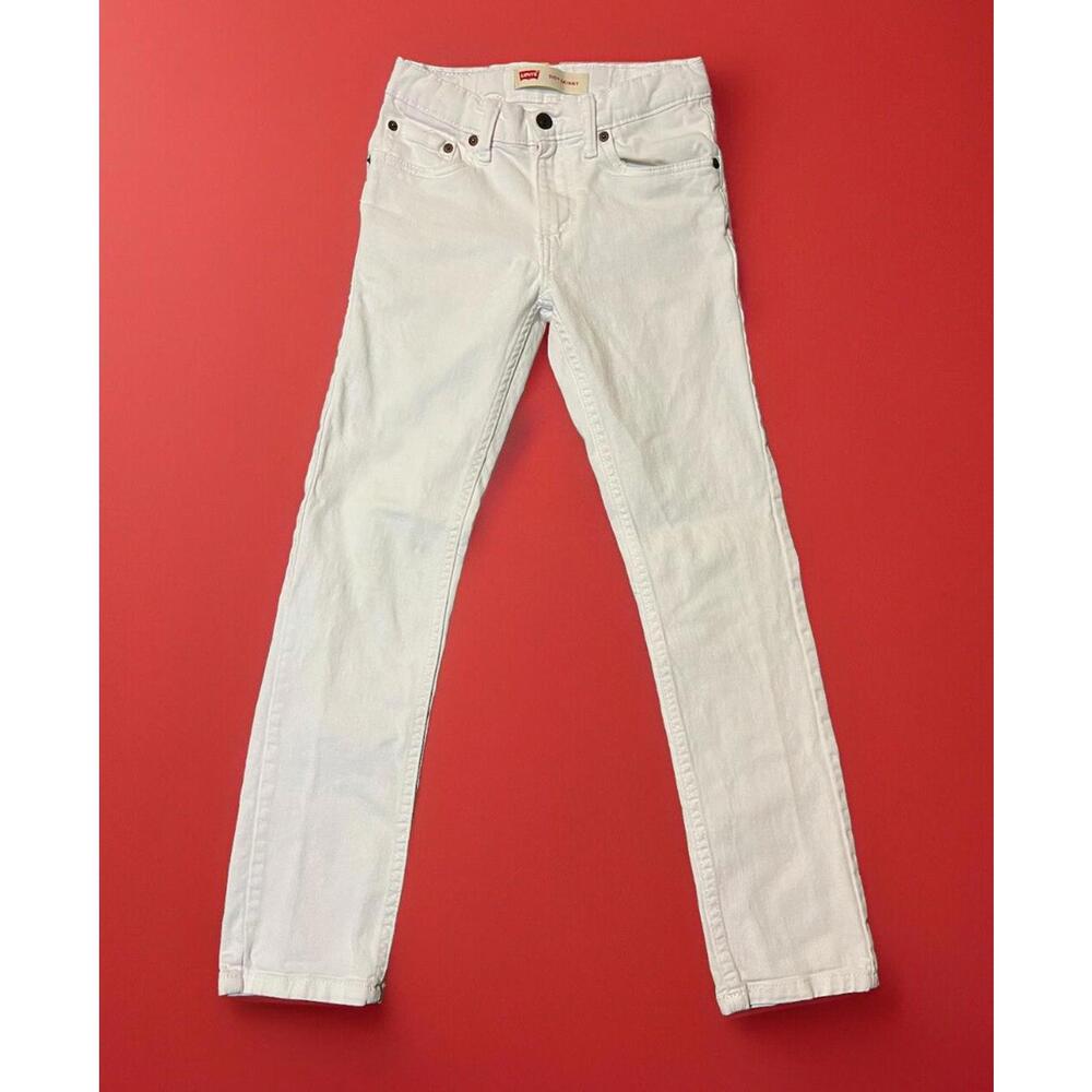 Levis‎ 510 White Skinny Jeans 26x26 Stretch Y2K Clean Girl Core 12R